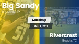 Matchup: Big Sandy High vs. Rivercrest  2019