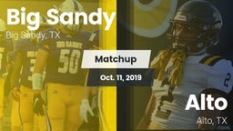 Matchup: Big Sandy High vs. Alto  2019