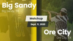 Matchup: Big Sandy High vs. Ore City  2020