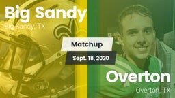 Matchup: Big Sandy High vs. Overton  2020
