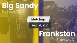 Matchup: Big Sandy High vs. Frankston  2020