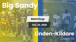 Matchup: Big Sandy High vs. Linden-Kildare  2020