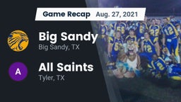 Recap: Big Sandy  vs. All Saints  2021