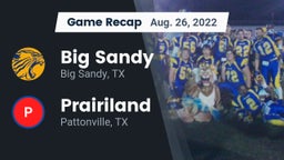 Recap: Big Sandy  vs. Prairiland  2022