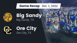 Recap: Big Sandy  vs. Ore City  2022