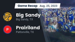 Recap: Big Sandy  vs. Prairiland  2023