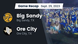 Recap: Big Sandy  vs. Ore City  2023