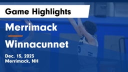 Merrimack  vs Winnacunnet  Game Highlights - Dec. 15, 2023
