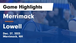Merrimack  vs Lowell  Game Highlights - Dec. 27, 2023