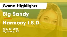 Big Sandy  vs Harmony I.S.D. Game Highlights - Aug. 19, 2021