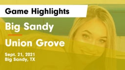 Big Sandy  vs Union Grove  Game Highlights - Sept. 21, 2021