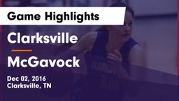 Clarksville  vs McGavock  Game Highlights - Dec 02, 2016