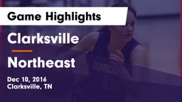 Clarksville  vs Northeast  Game Highlights - Dec 10, 2016