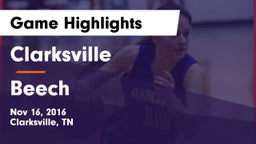 Clarksville  vs Beech Game Highlights - Nov 16, 2016