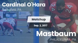 Matchup: Cardinal O'Hara vs. Mastbaum 2017