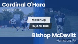 Matchup: Cardinal O'Hara vs. Bishop McDevitt  2020