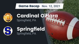 Recap: Cardinal O'Hara  vs. Springfield  2021