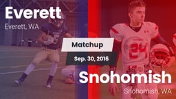 Matchup: Everett  vs. Snohomish  2016