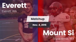 Matchup: Everett  vs. Mount Si  2016