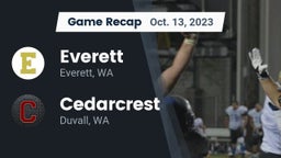 Recap: Everett  vs. Cedarcrest  2023