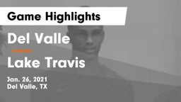 Del Valle  vs Lake Travis  Game Highlights - Jan. 26, 2021
