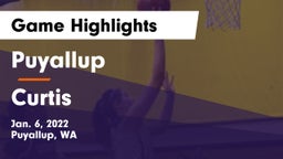Puyallup  vs Curtis Game Highlights - Jan. 6, 2022