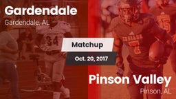 Matchup: Gardendale vs. Pinson Valley  2017
