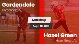 Matchup: Gardendale vs. Hazel Green  2018