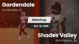 Matchup: Gardendale vs. Shades Valley  2018