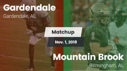 Matchup: Gardendale vs. Mountain Brook  2018