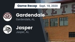 Recap: Gardendale  vs. Jasper  2020