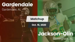 Matchup: Gardendale vs. Jackson-Olin  2020