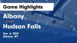 Albany  vs Hudson Falls  Game Highlights - Jan. 6, 2024