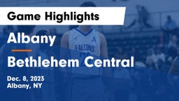 Albany  vs Bethlehem Central  Game Highlights - Dec. 8, 2023