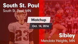 Matchup: South St. Paul High vs. Sibley  2016