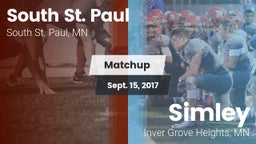 Matchup: South St. Paul High vs. Simley  2017