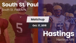 Matchup: South St. Paul High vs. Hastings  2018