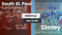 Matchup: South St. Paul High vs. Simley  2019