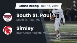 Recap: South St. Paul  vs. Simley  2020