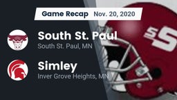Recap: South St. Paul  vs. Simley  2020