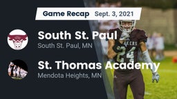 Recap: South St. Paul  vs. St. Thomas Academy   2021