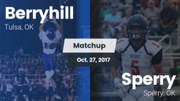 Matchup: Berryhill High vs. Sperry  2017