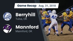 Recap: Berryhill  vs. Mannford  2018