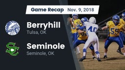 Recap: Berryhill  vs. Seminole  2018