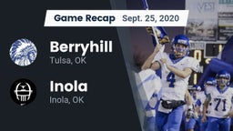Recap: Berryhill  vs. Inola  2020