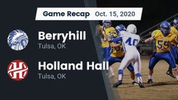 Recap: Berryhill  vs. Holland Hall  2020
