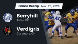 Recap: Berryhill  vs. Verdigris  2020