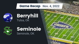 Recap: Berryhill  vs. Seminole  2022