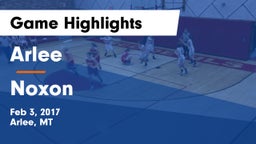 Arlee  vs Noxon Game Highlights - Feb 3, 2017