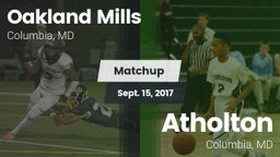 Matchup: Oakland Mills High vs. Atholton  2017